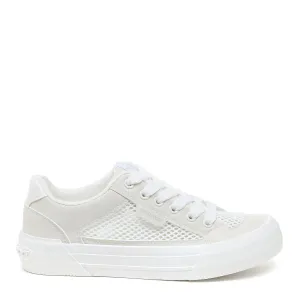 Cheery White Mesh Colour Blocked