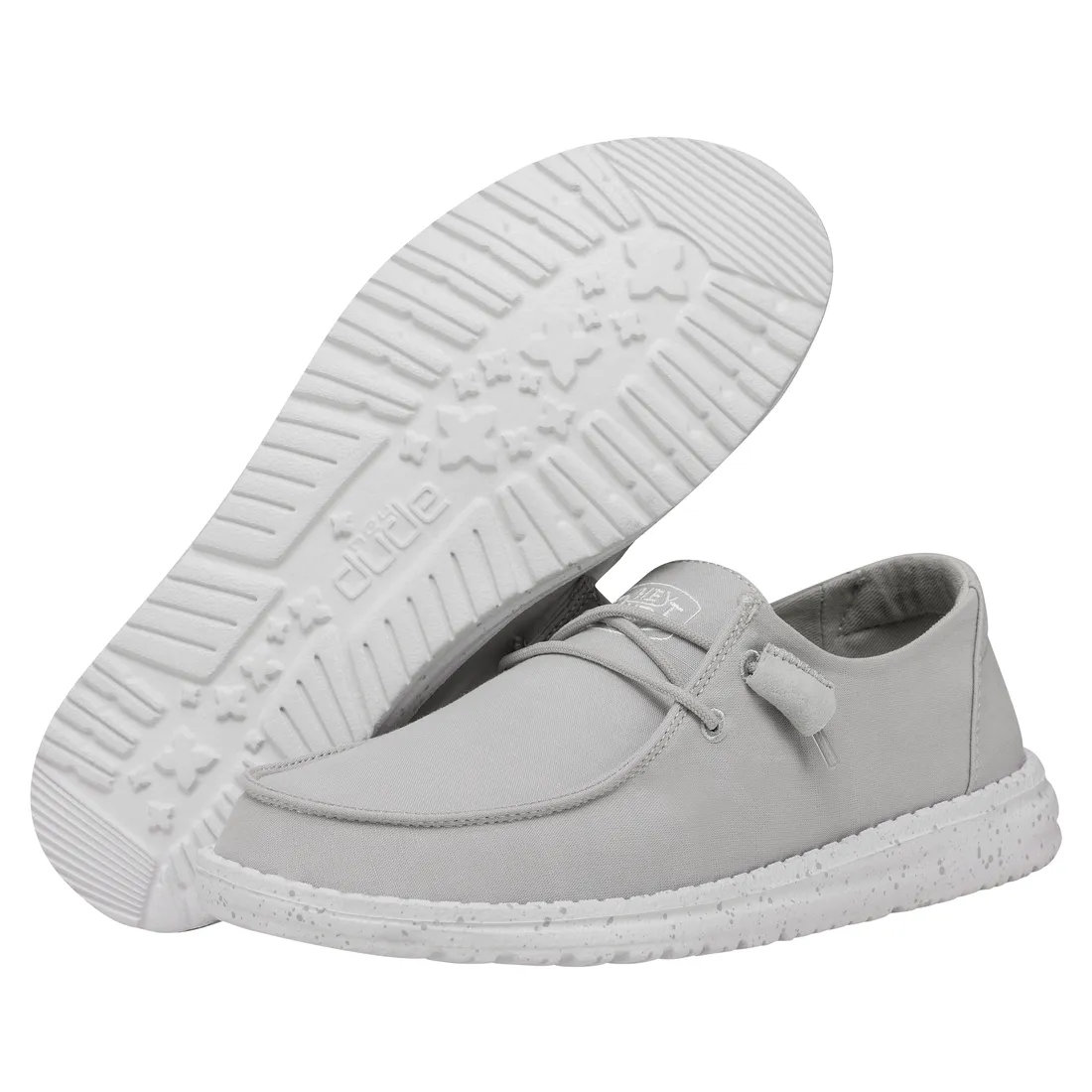 Hey Dude Wendy Slub Canvas Light Grey