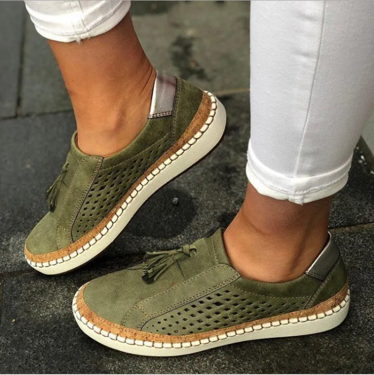 Hollow Slip-on Sneakers