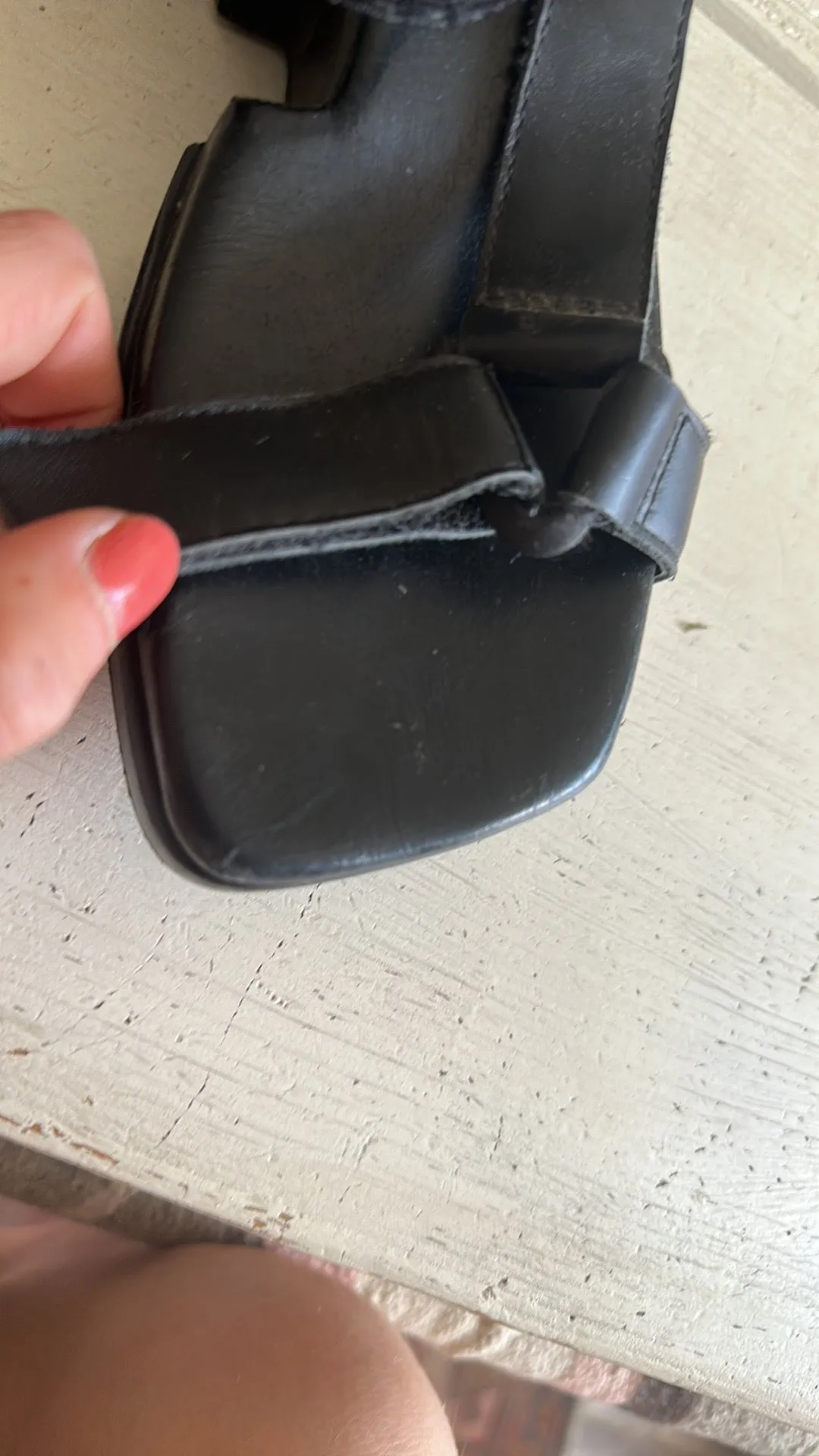 JEFFREY CAMPBELL LEATHER FLATFORM SANDALS  // SIZE 7.5