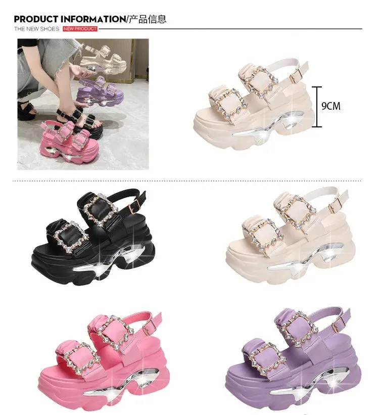 Joskaa 2024 New Chunky Sandals Womens