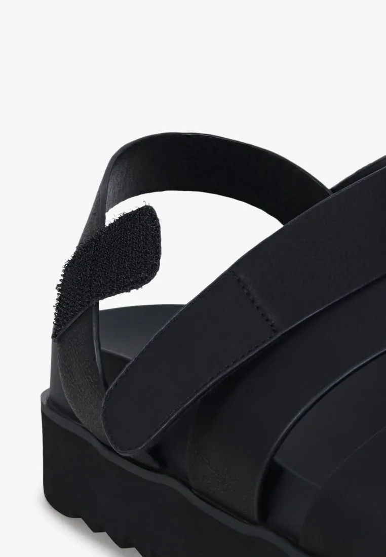 Journey Extra Chunky Sandals - Black