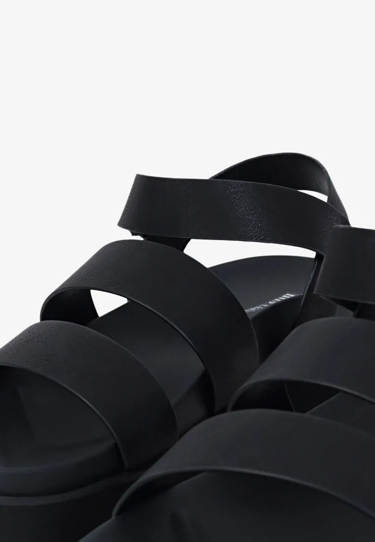 Journey Extra Chunky Sandals - Black