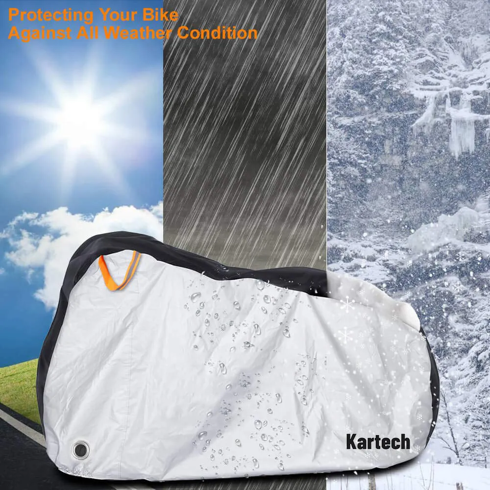 Kartech Bicycle Cover Waterproof Bike Dust Rain Protector UV Sun Duty Outdoor