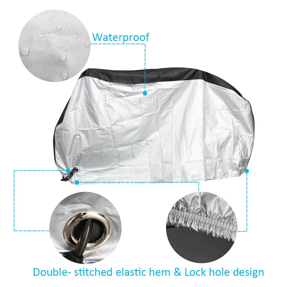 Kartech Bicycle Cover Waterproof Bike Dust Rain Protector UV Sun Duty Outdoor