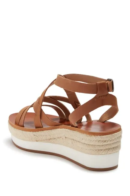 Lucky Brand Women's Jasmei Espadrille Platform Wedge Sandal MACAROON