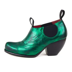 Marlene Ankle Boot - Green metallic