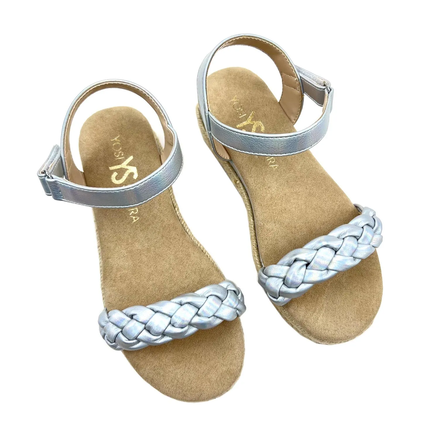 Miss April Wedge Sandal In Iridescent - Kids