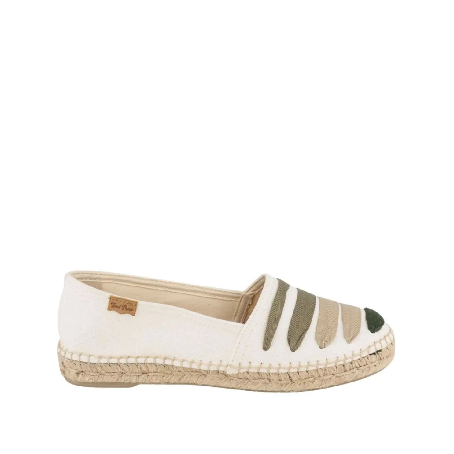 Multicolor Cotton Blend Espadrilles for Women - Rose-CM