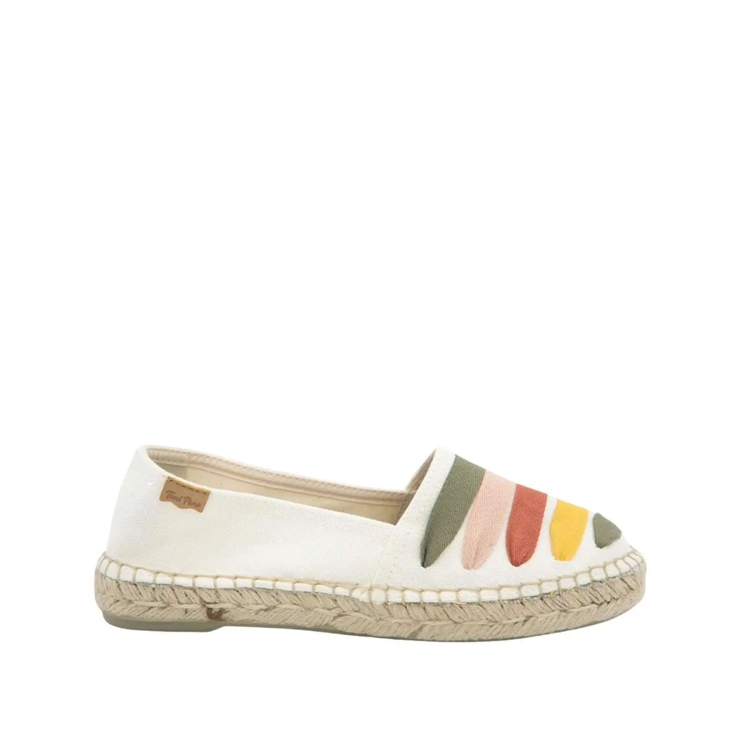 Multicolor Cotton Blend Espadrilles for Women - Rose-CM