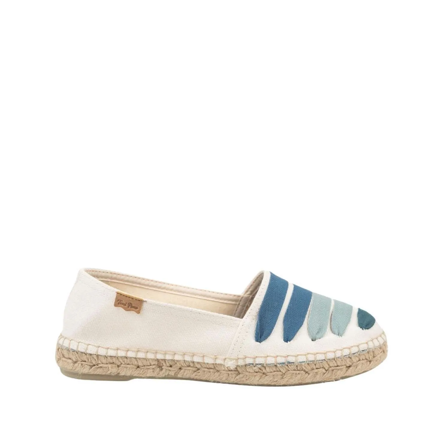 Multicolor Cotton Blend Espadrilles for Women - Rose-CM