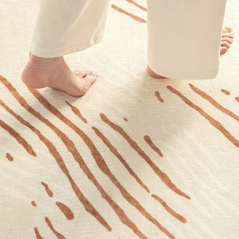 Nathalie Serenity Wave Waterproof Antibacterial Area Rug