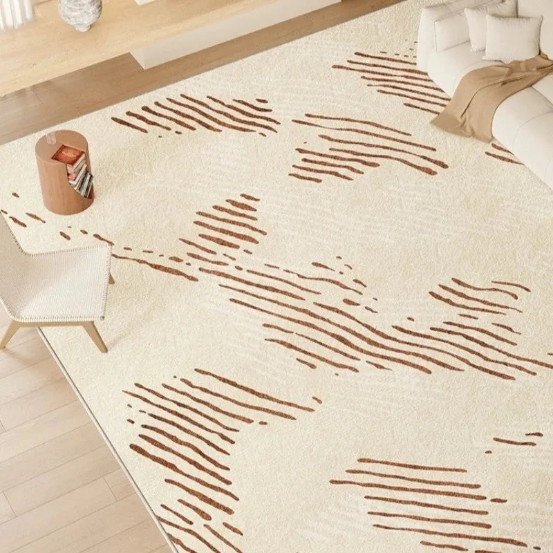 Nathalie Serenity Wave Waterproof Antibacterial Area Rug
