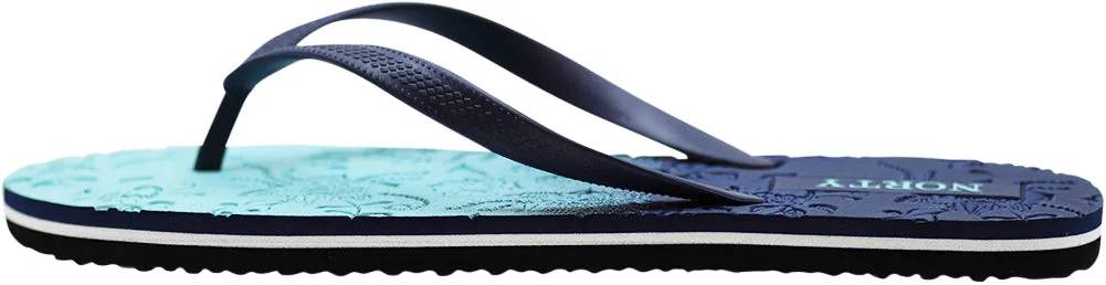 NORTY Women's Thong Flip Flop Sandal for Beach, Pool and Everyday - Runs Two Sizes Small