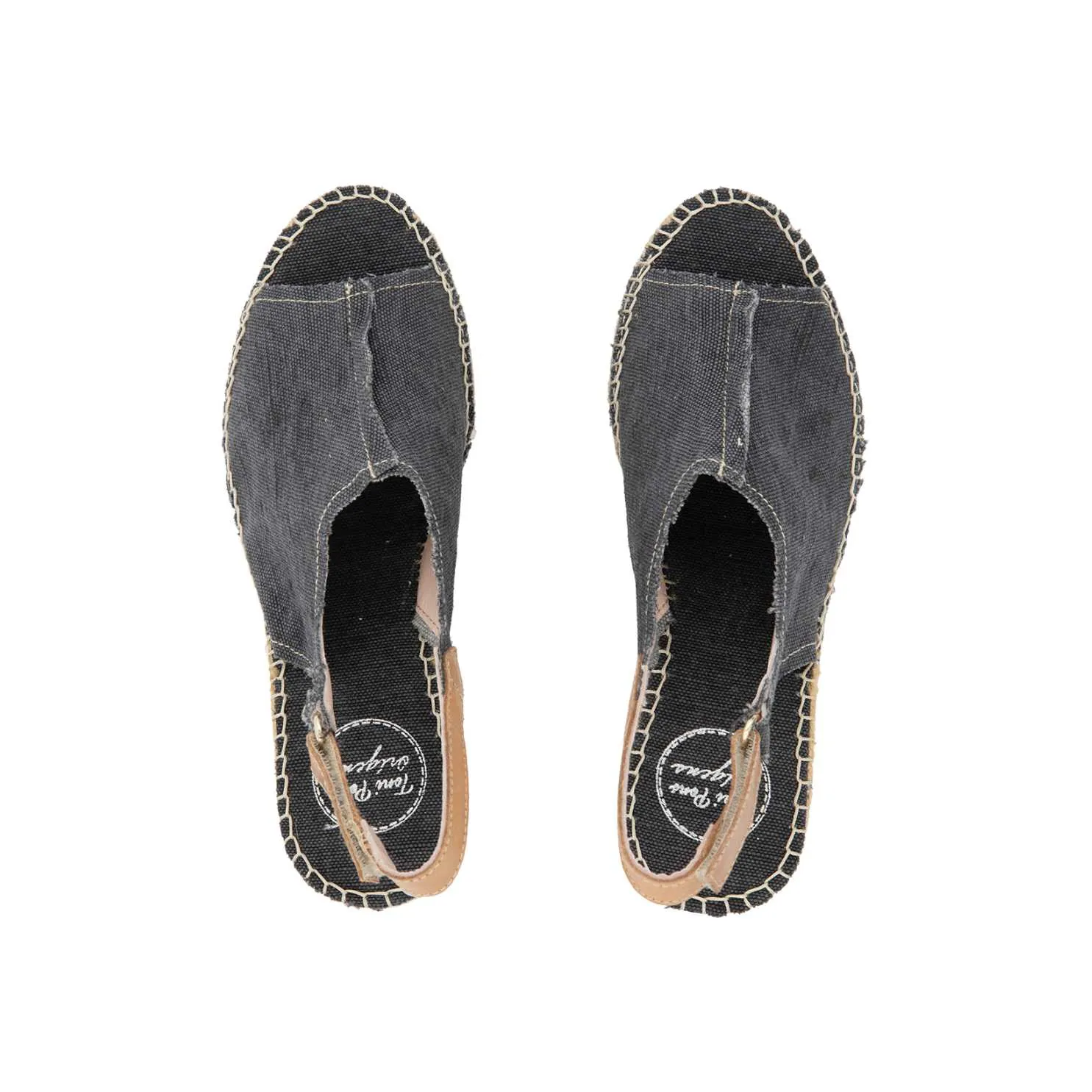 Plain Canvas Wedge Espadrille for Women - Lugano