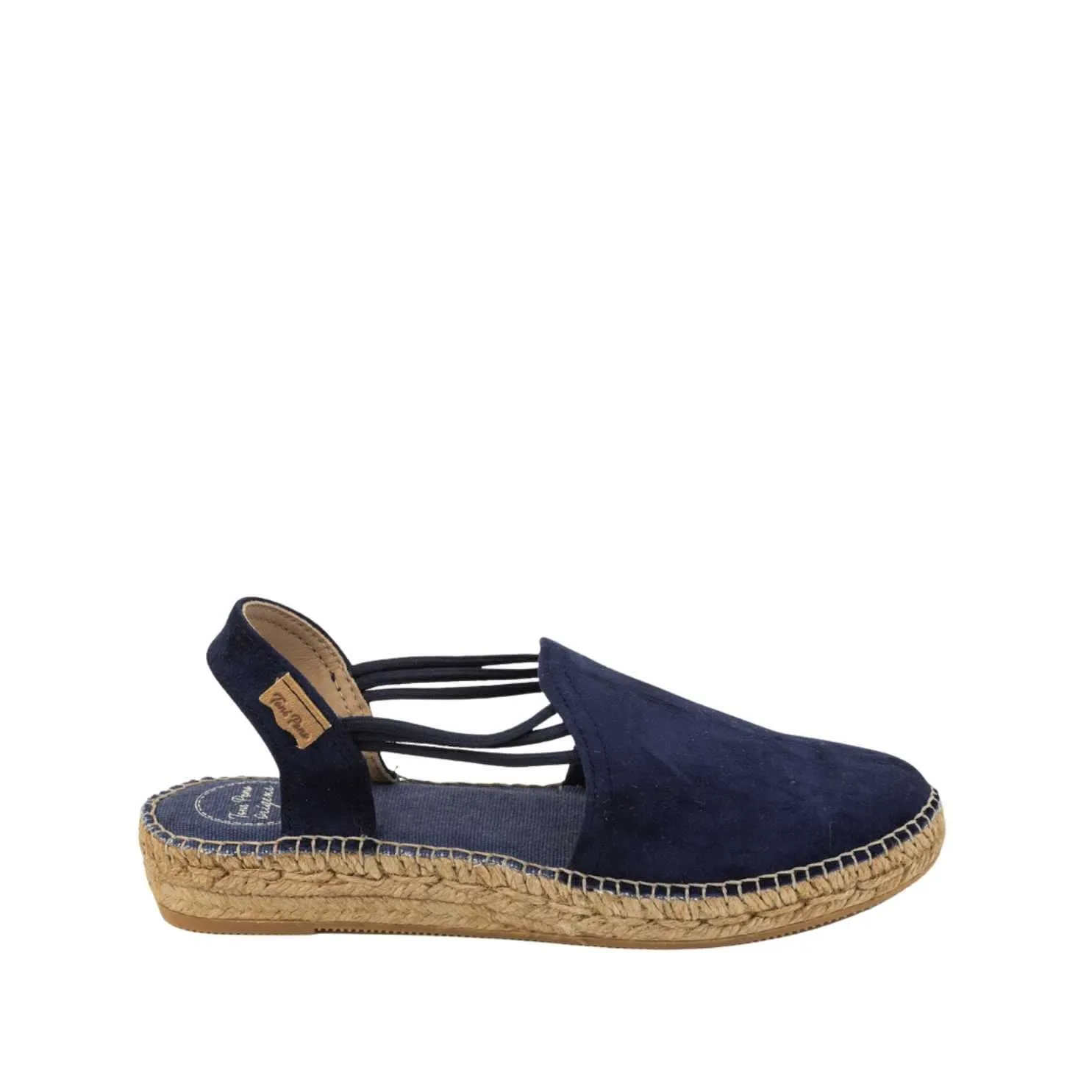 Plain Suede Leather Wedge Espadrille for Women - Nuria