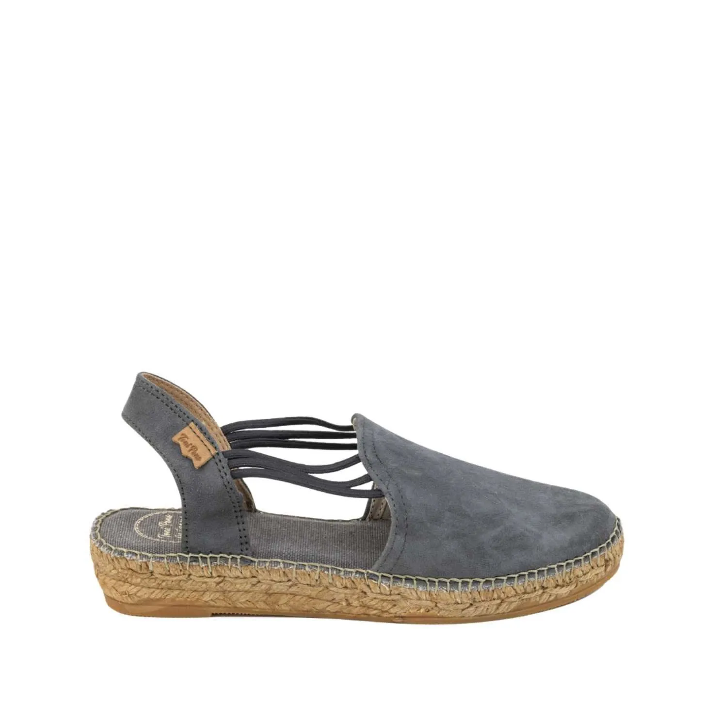 Plain Suede Leather Wedge Espadrille for Women - Nuria