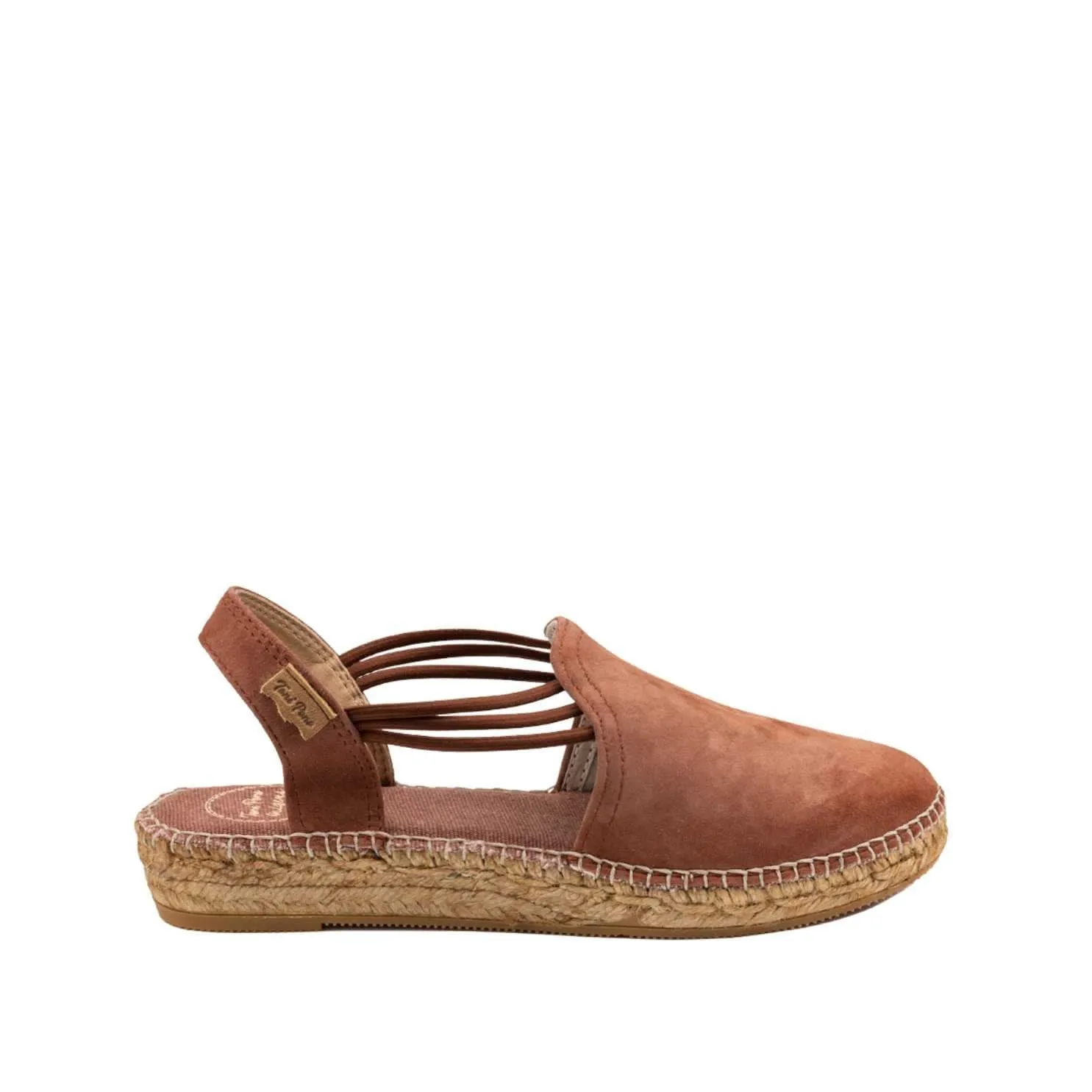 Plain Suede Leather Wedge Espadrille for Women - Nuria