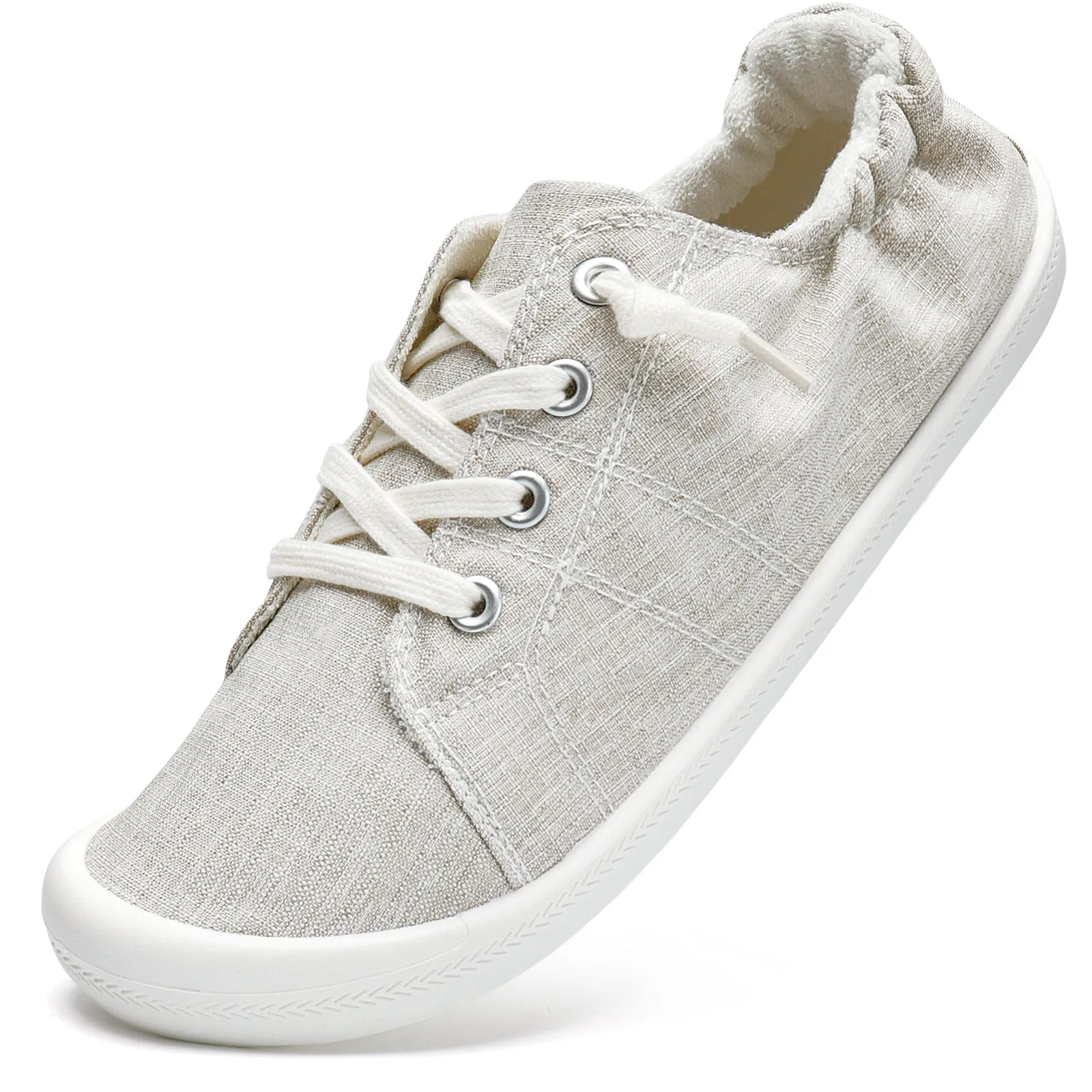 STQ Womens Slip On Sneakers, Comfort Casual Canvas Shoes