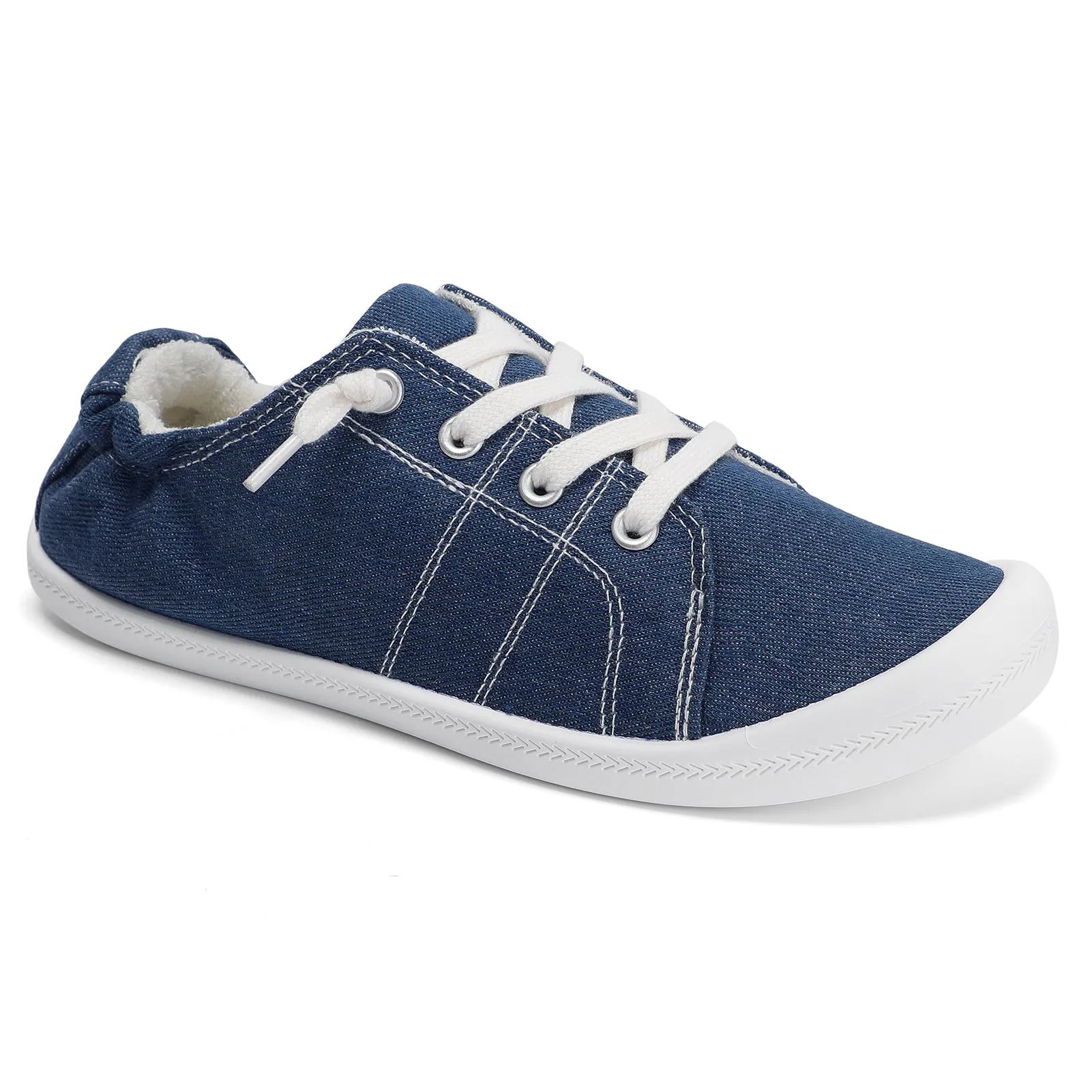 STQ Womens Slip On Sneakers, Comfort Casual Canvas Shoes