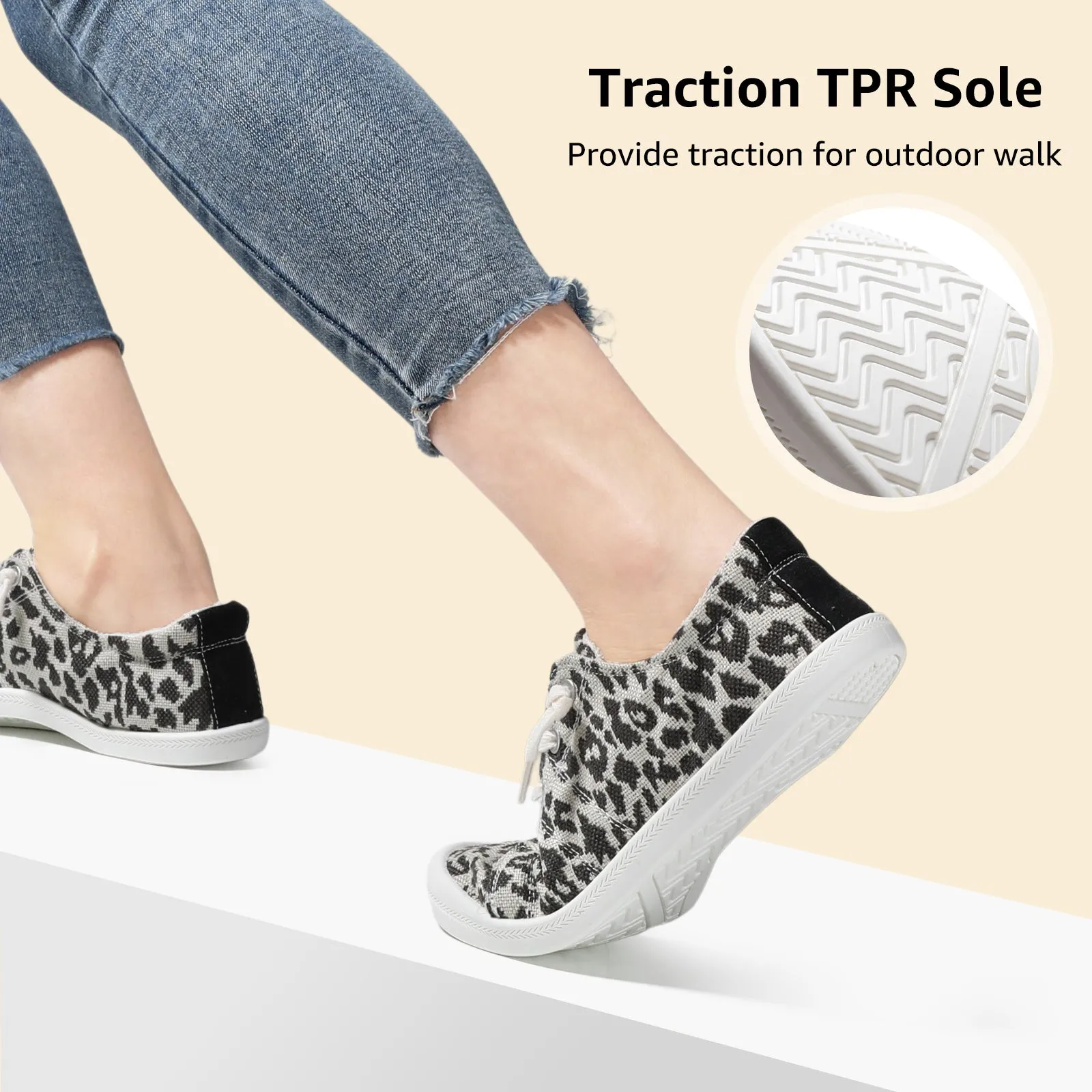 STQ Womens Slip On Sneakers, Comfort Casual Canvas Shoes