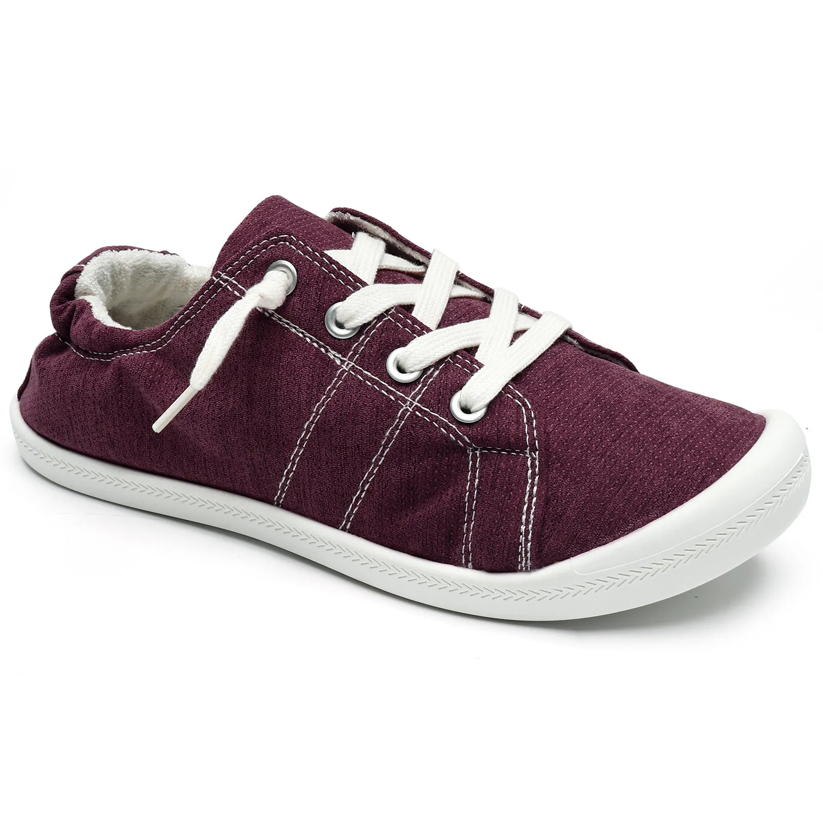 STQ Womens Slip On Sneakers, Comfort Casual Canvas Shoes