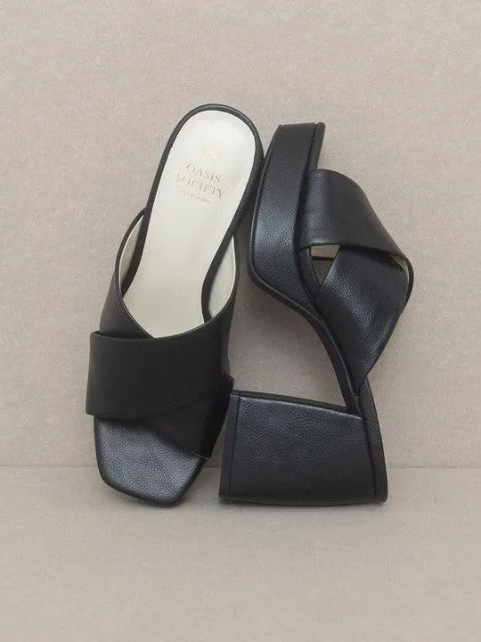 The Right Attitude Bold and Chunky Criss Cross Sandal