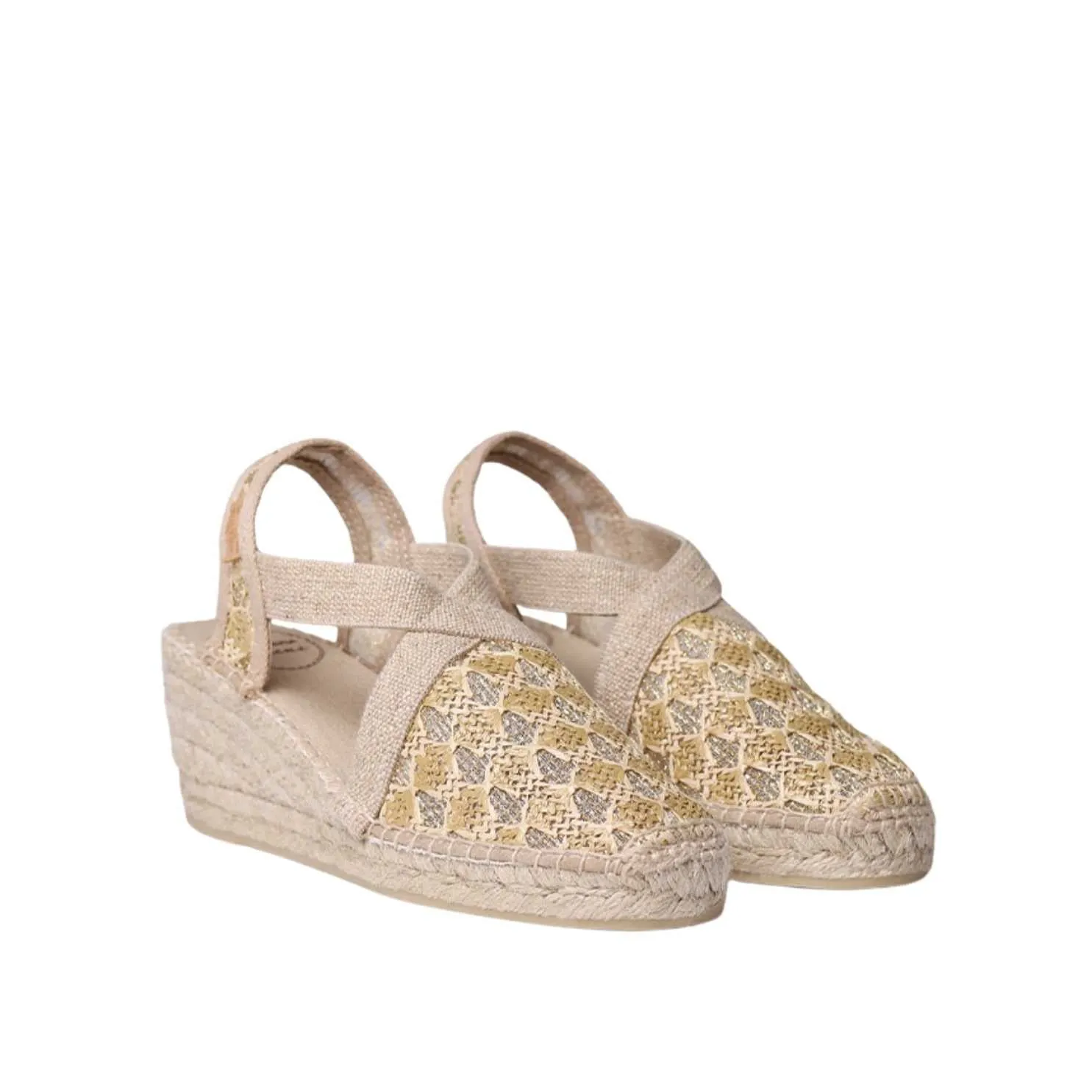Vegan Multicolored Wedge Espadrille For Women - Terra-TT