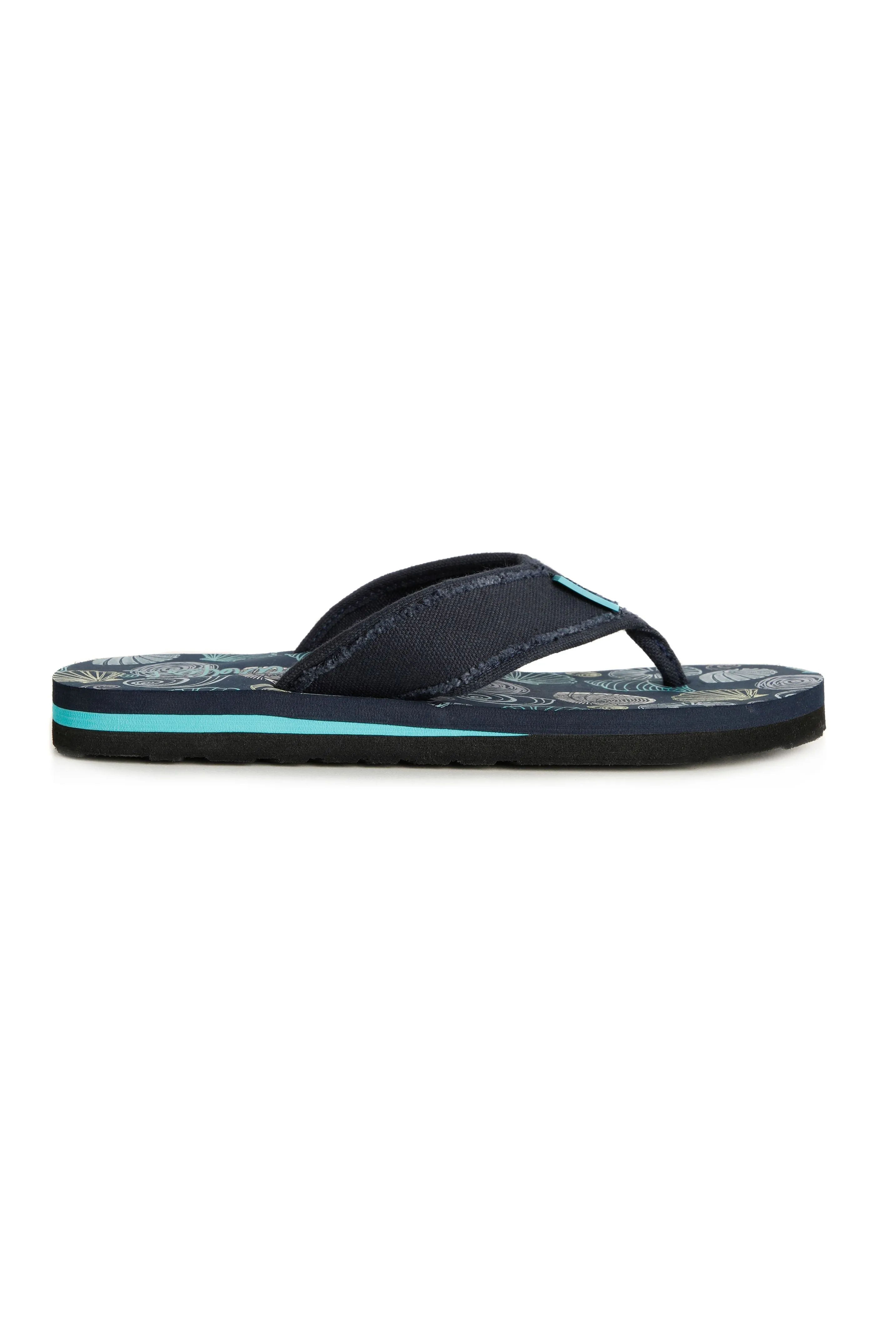Weird Fish Salcombe Flip Flops -Ensign Blue