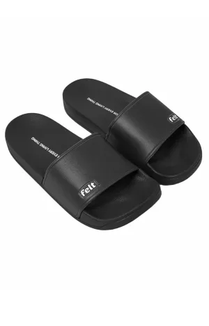 Work Wear Logo Slides - Black